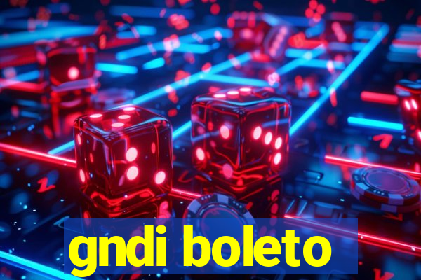 gndi boleto